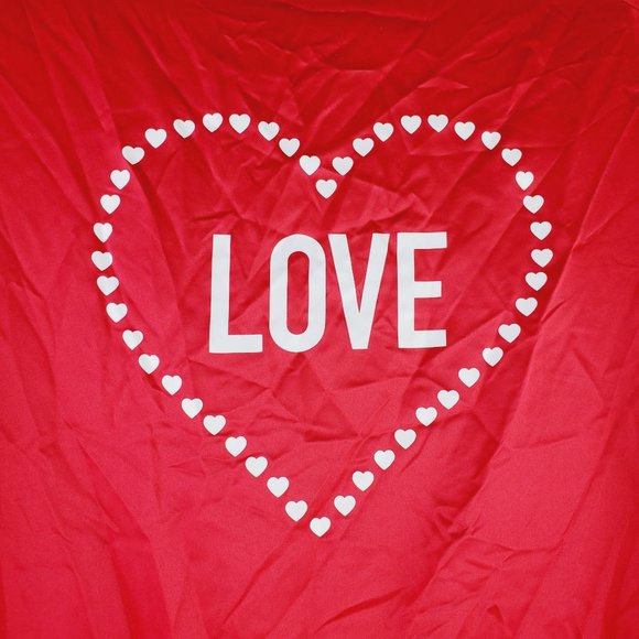 Victoria's Secret Red Kimono Love Robe Tie Front Cardigan OS - Picture 9 of 9